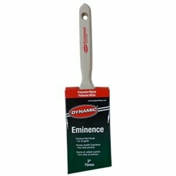 Dynamic Paint Products Dynamic 3 in. 75mm Eminence Angled Sash Nylon Polyester Brush 87707